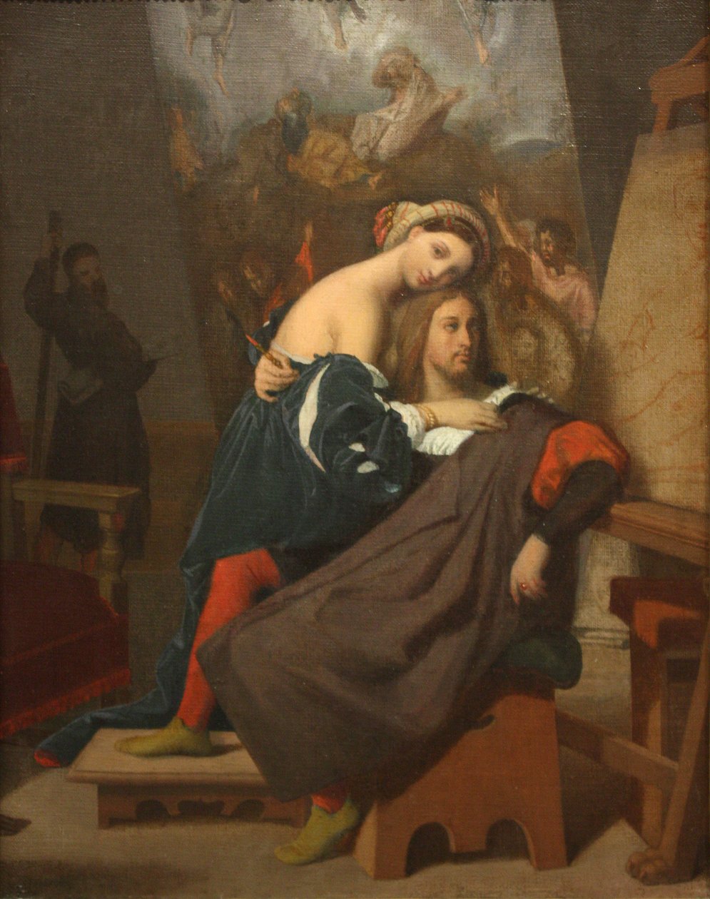Raphael and the Bakers Daughter  av Jean Auguste Dominique Ingres