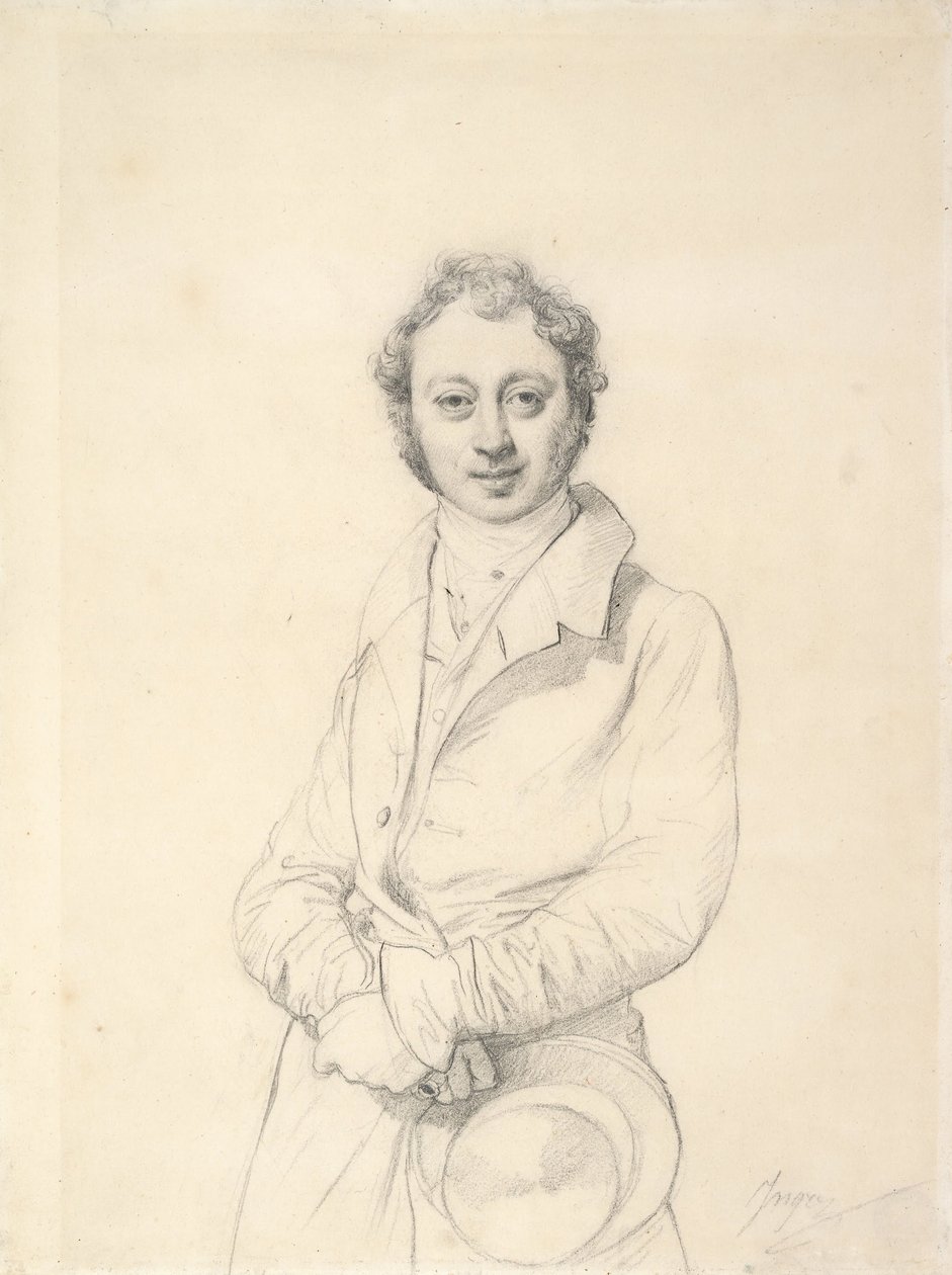 Arkeologen Désiré-Raoul Rochette, c. 1830 av Jean Auguste Dominique Ingres