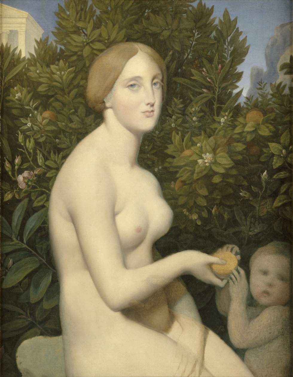 Vénus à Paphos av Jean Auguste Dominique Ingres