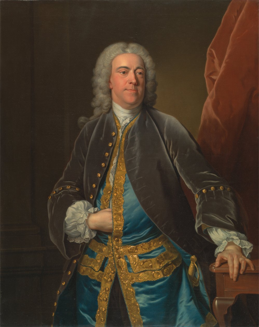 Rt. Ärade Stephen Poyntz, från Midgeham, Berkshire av Jean Baptiste van Loo