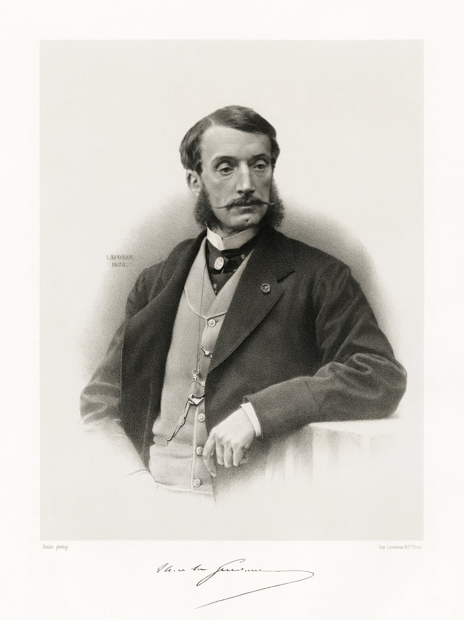 Charles Baron de Guéronnière, 1865-66 av Jean Baptiste Adolphe Lafosse