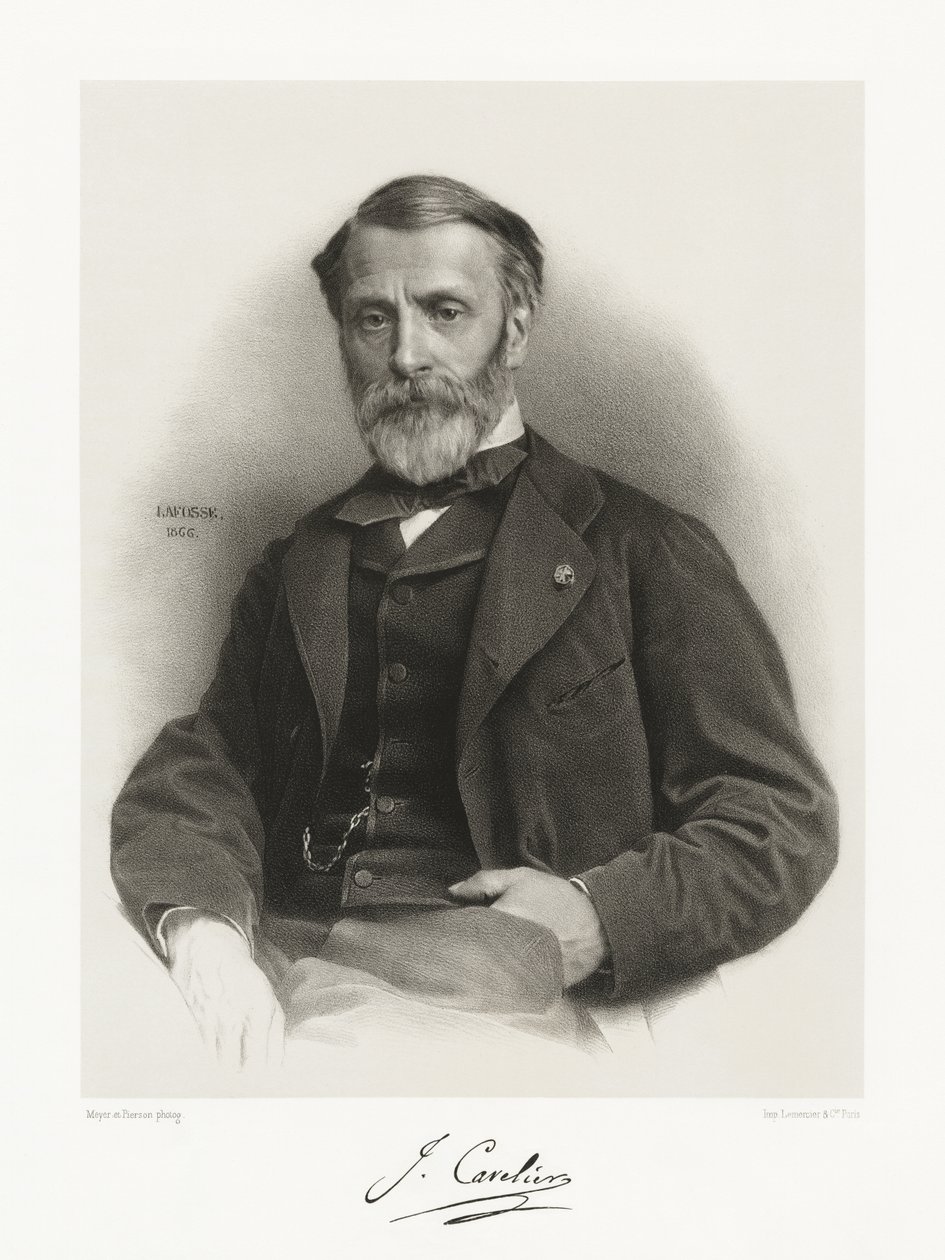 Jules Cavelier, 1865-66 av Jean Baptiste Adolphe Lafosse