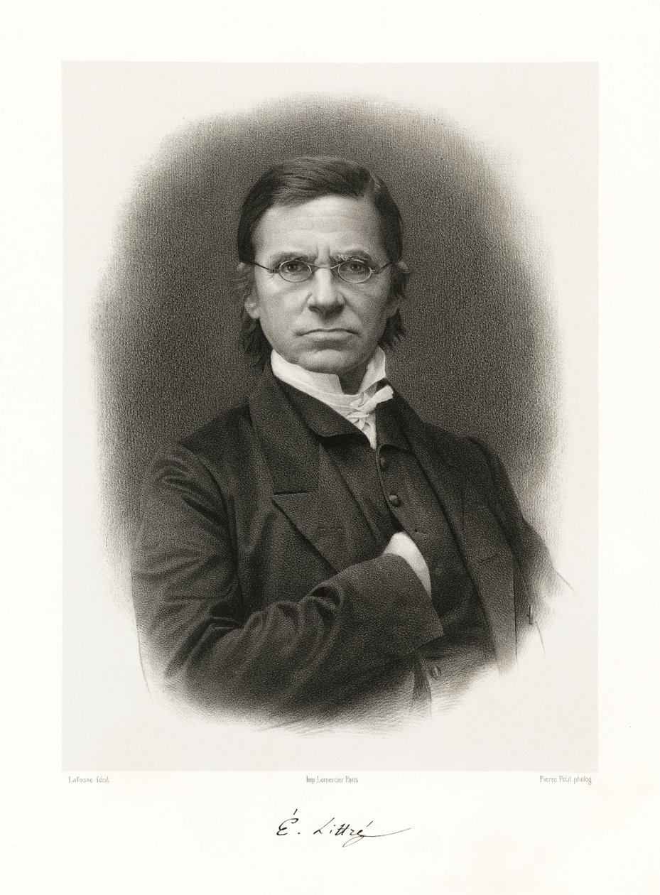 Maximilien Paul Émile Littré, 1865-66 av Jean Baptiste Adolphe Lafosse