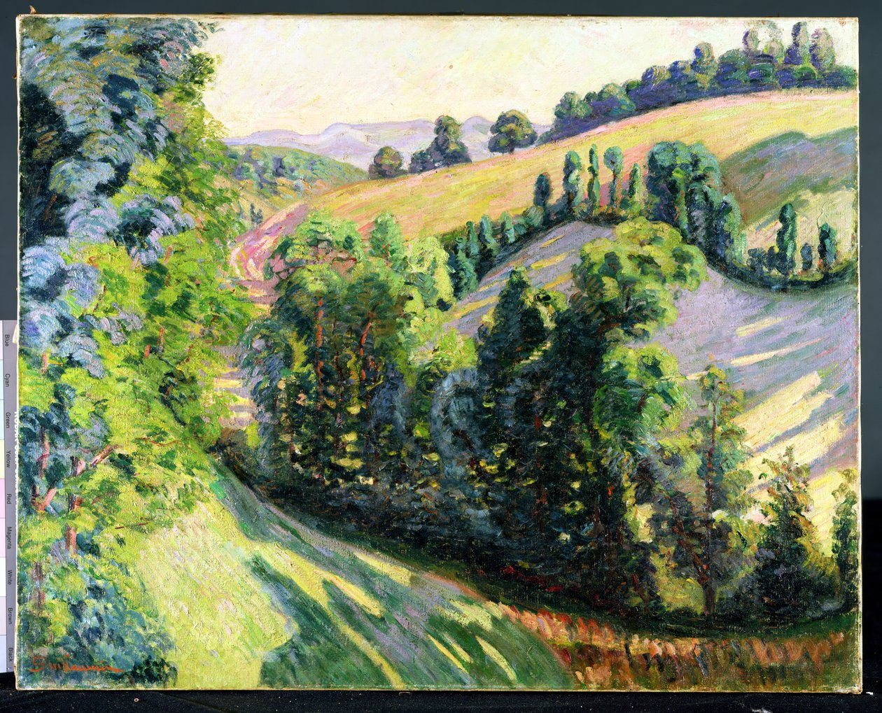 Landskap vid Pontgibaud, c.1895 av Jean Baptiste Armand Guillaumin
