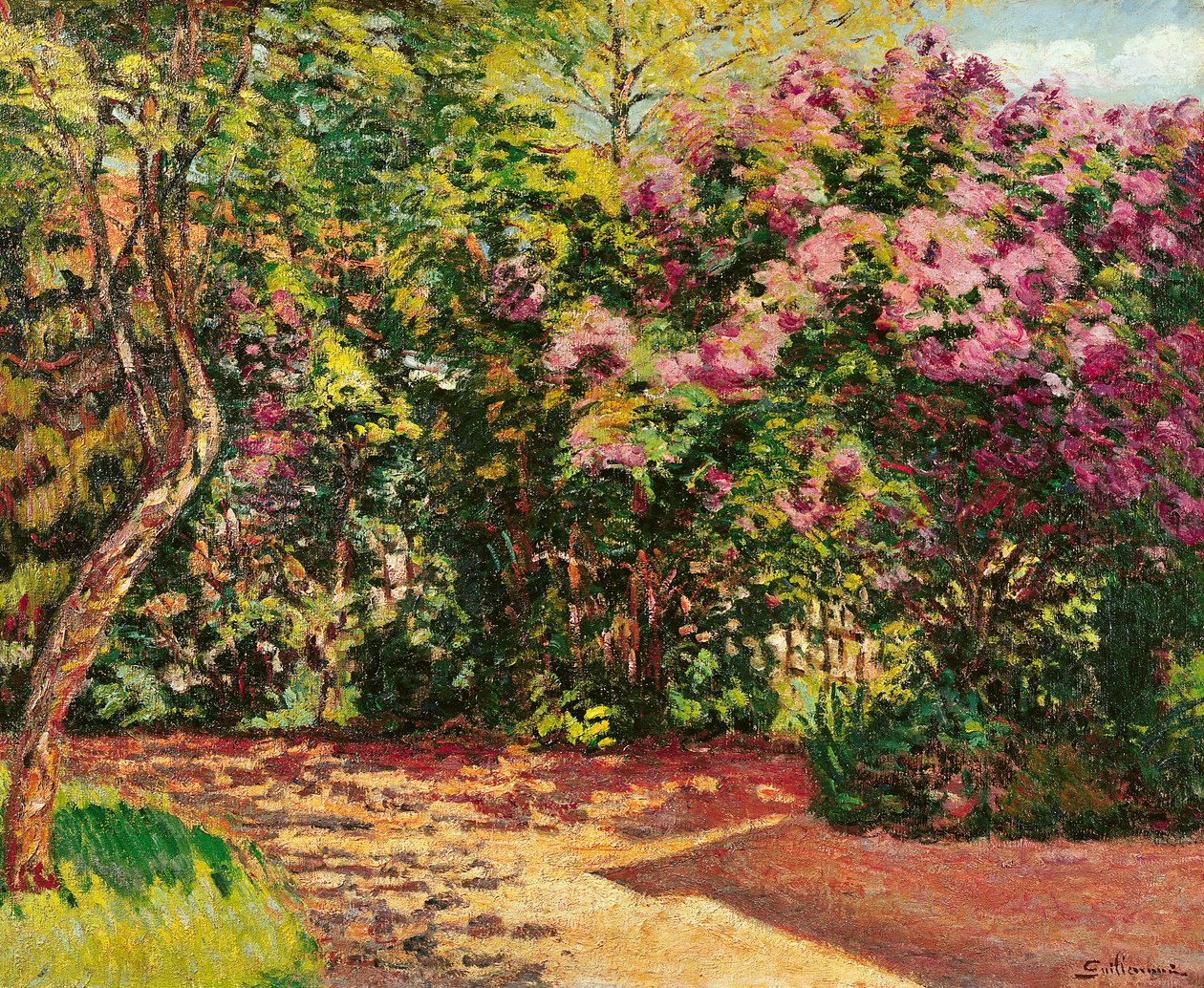Lila, konstnärens trädgård av Jean Baptiste Armand Guillaumin