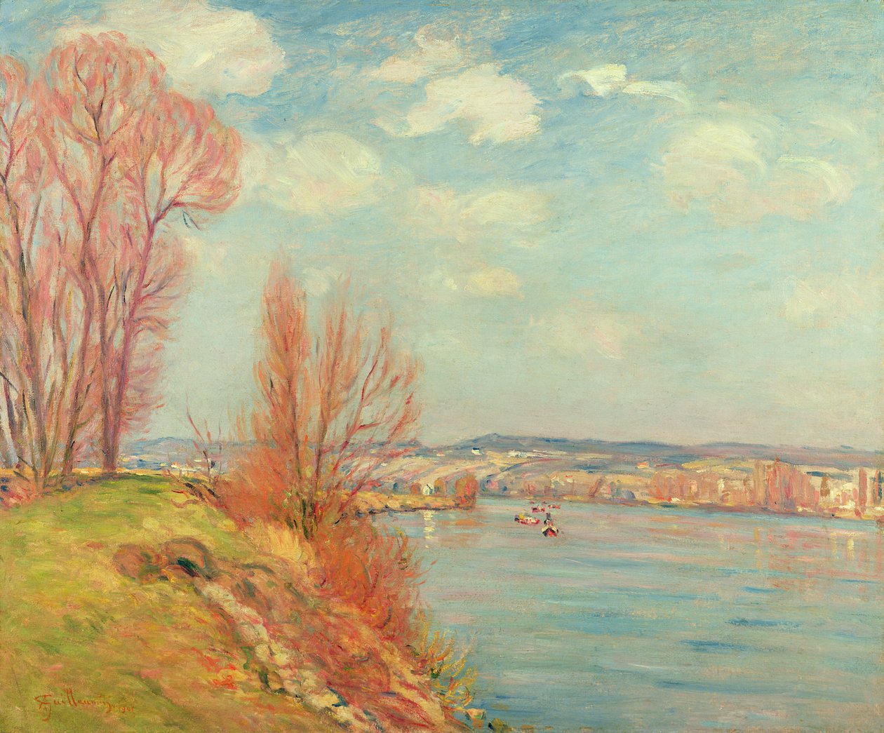 Viken och floden, 1901 av Jean Baptiste Armand Guillaumin