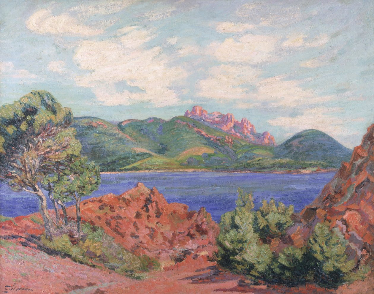 Agaybukten, ca 1905 av Jean Baptiste Armand Guillaumin