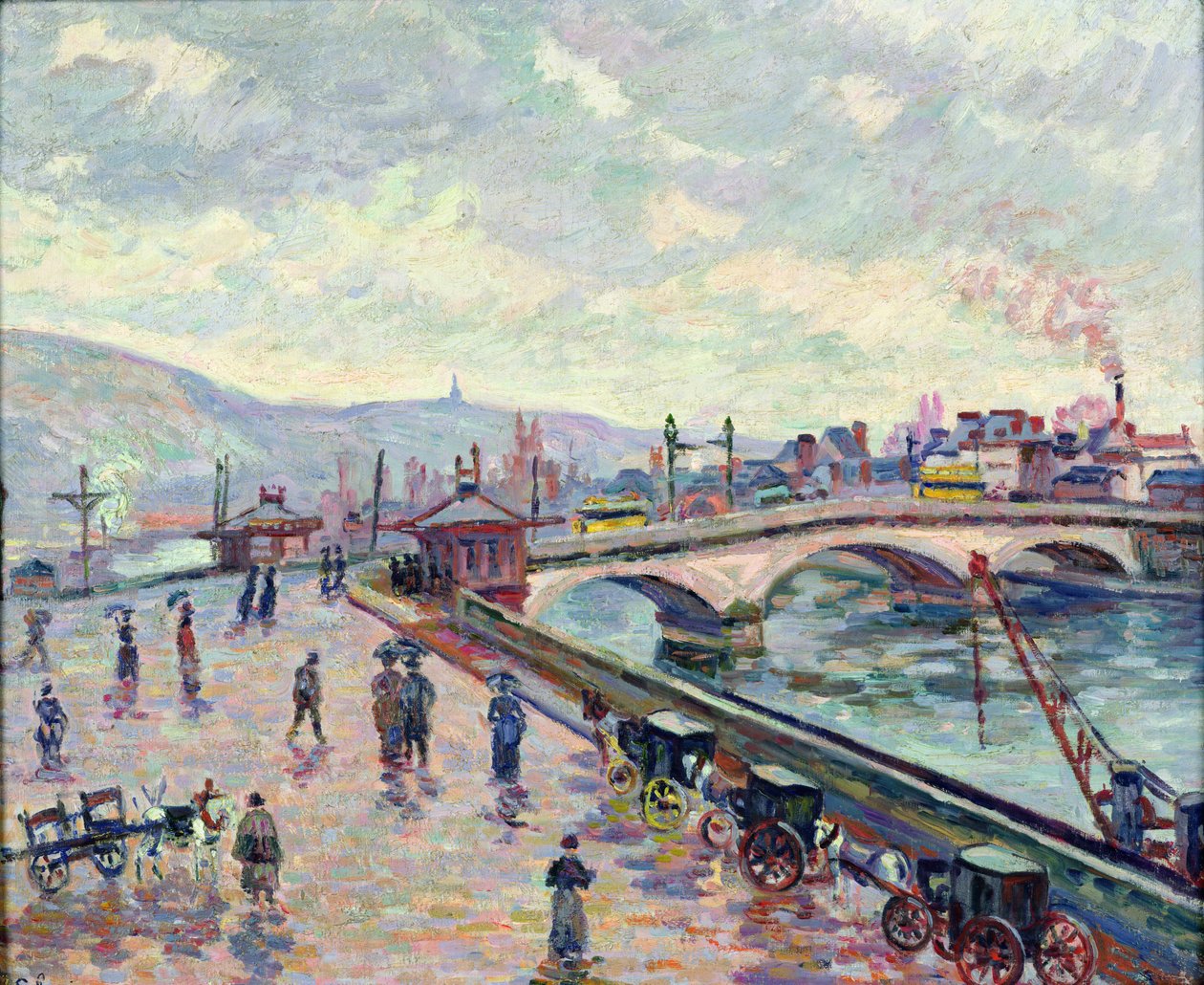 Seinen i Rouen av Jean Baptiste Armand Guillaumin