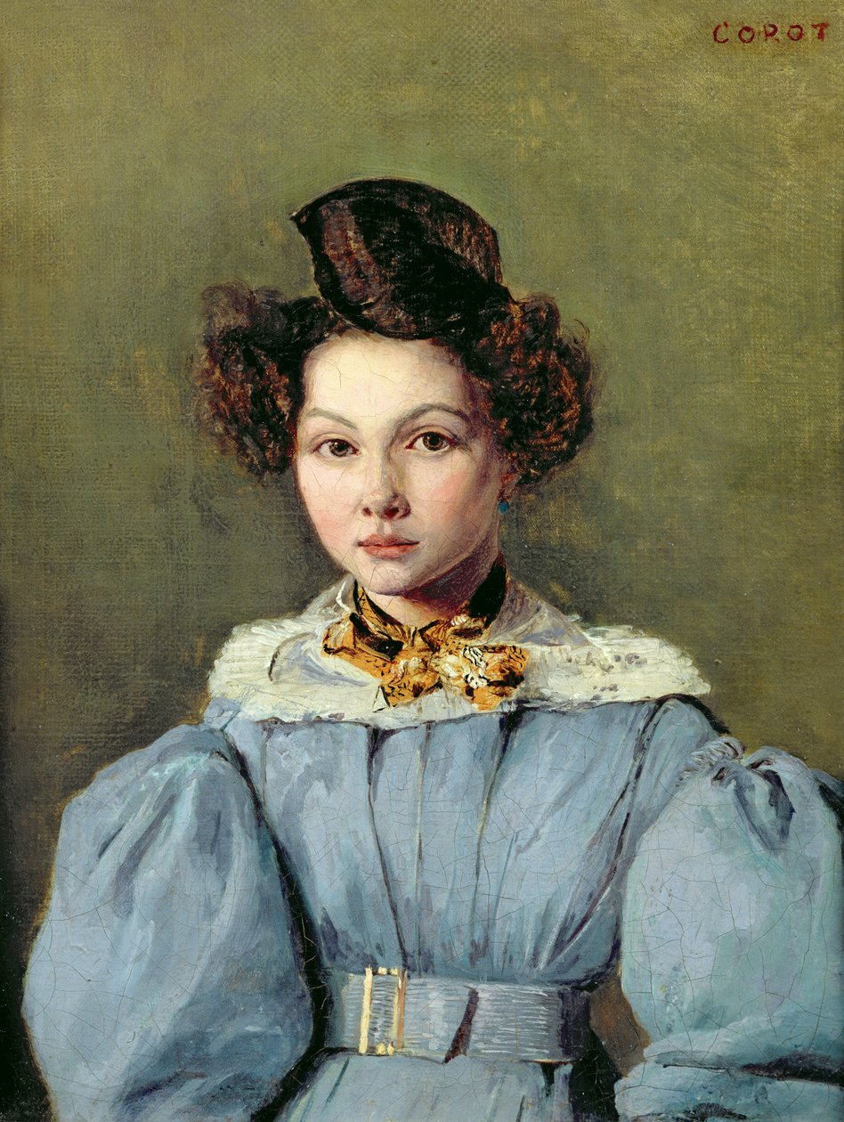 Marie Louise Sennegon, 1831 swed av Jean Baptiste Camille Corot