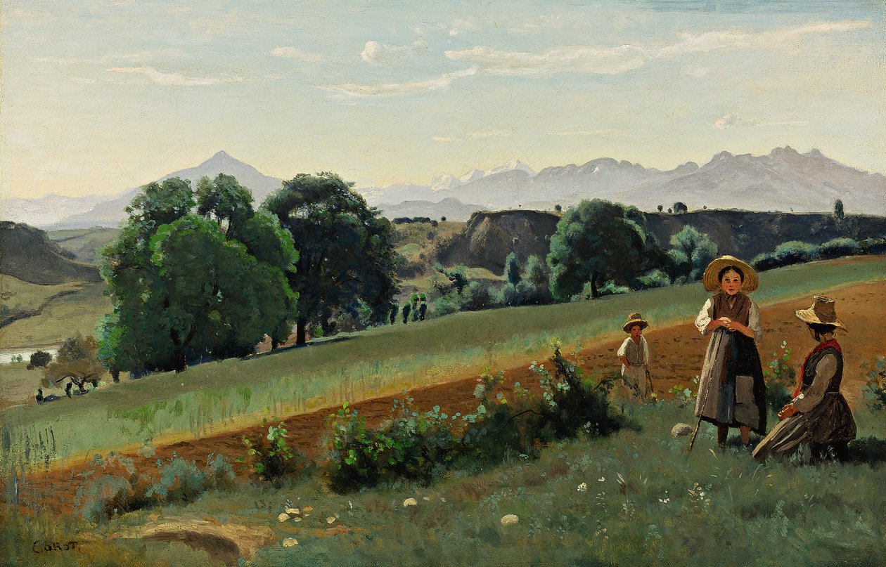Mornex   av Jean Baptiste Camille Corot