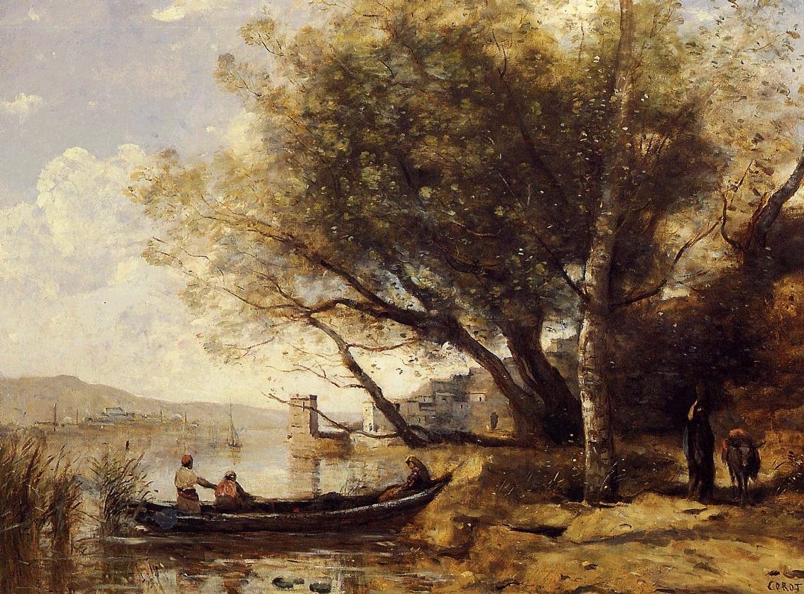 Smyrne, Bournabat  av Jean Baptiste Camille Corot