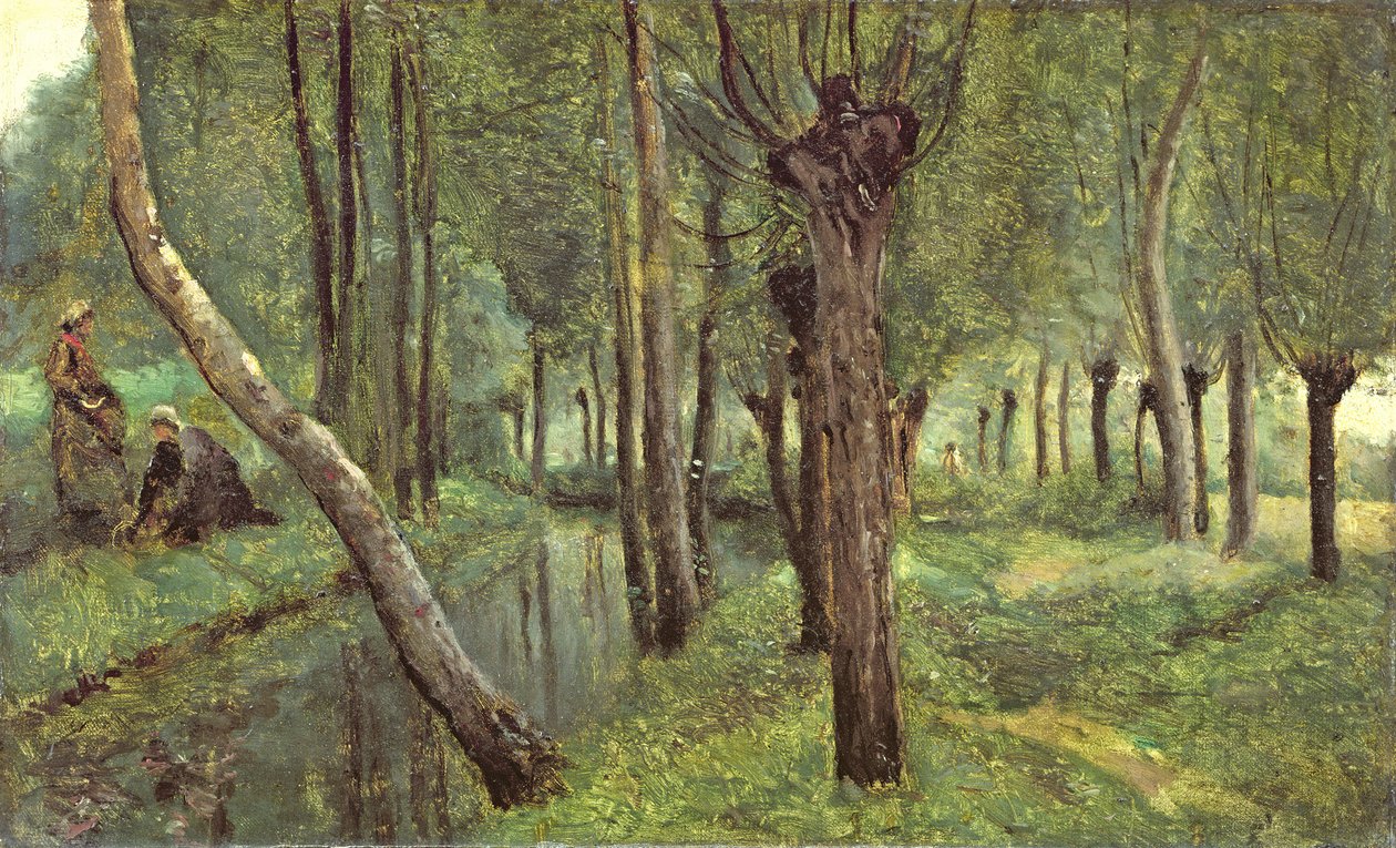 Dyken, ca 1865 av Jean-Baptiste-Camille Corot