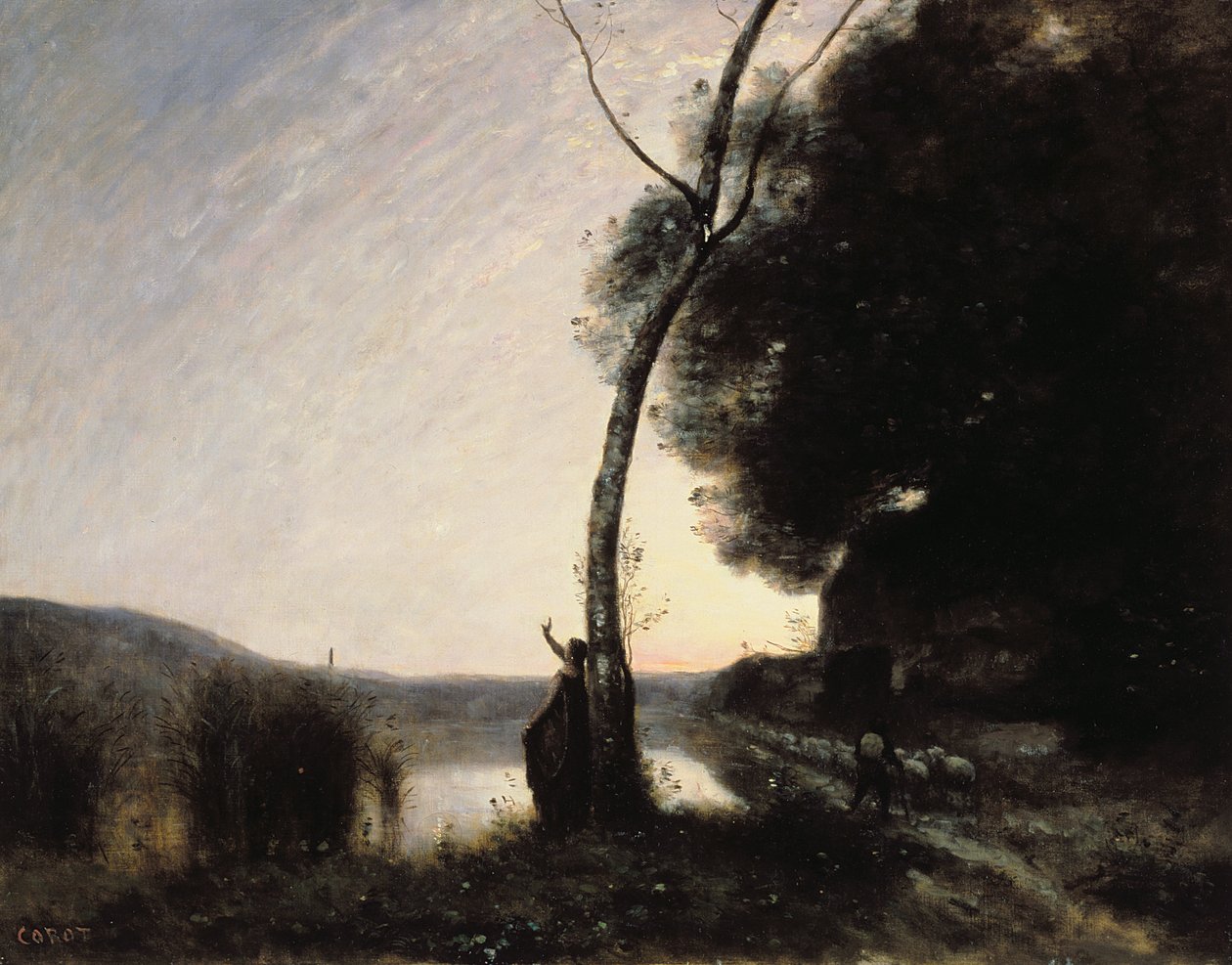 Aftonstjärnan, 1864 av Jean Baptiste Camille Corot