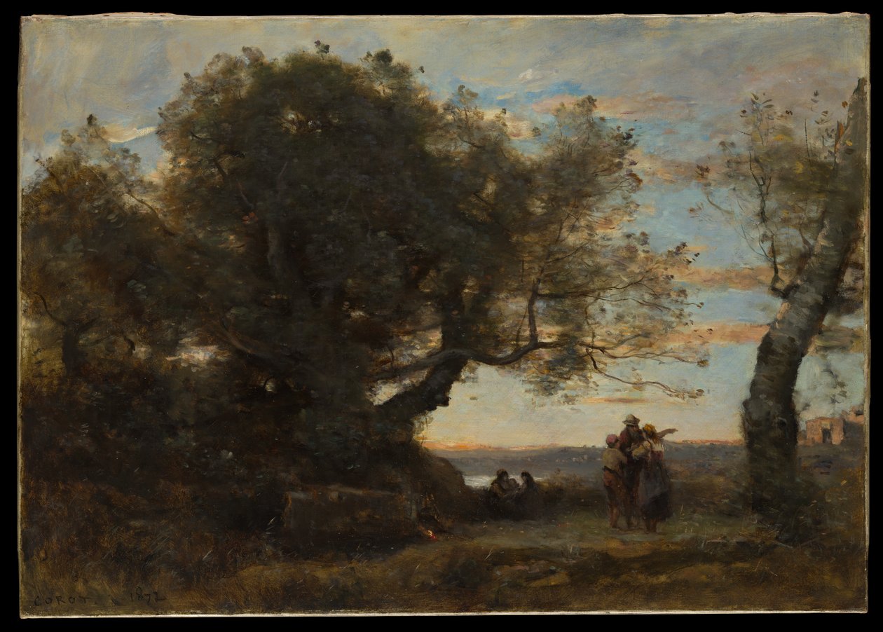 Zigenarna av Jean Baptiste Camille Corot