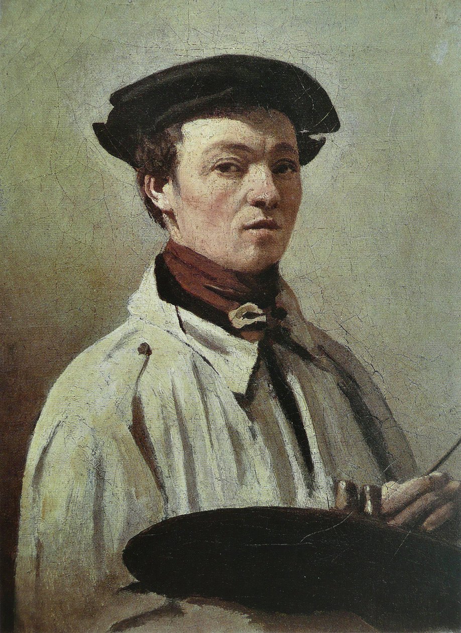 autoportrait  av Jean Baptiste Camille Corot