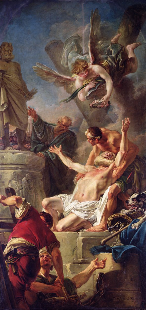 St Andrews martyrskap, 1758 av Jean Baptiste Deshays de Colleville