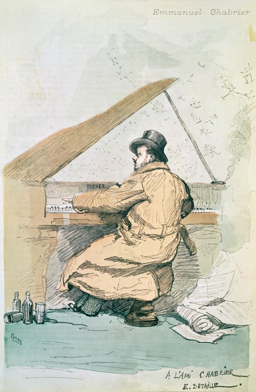 Emmanuel Chabrier, omslagsillustration från 