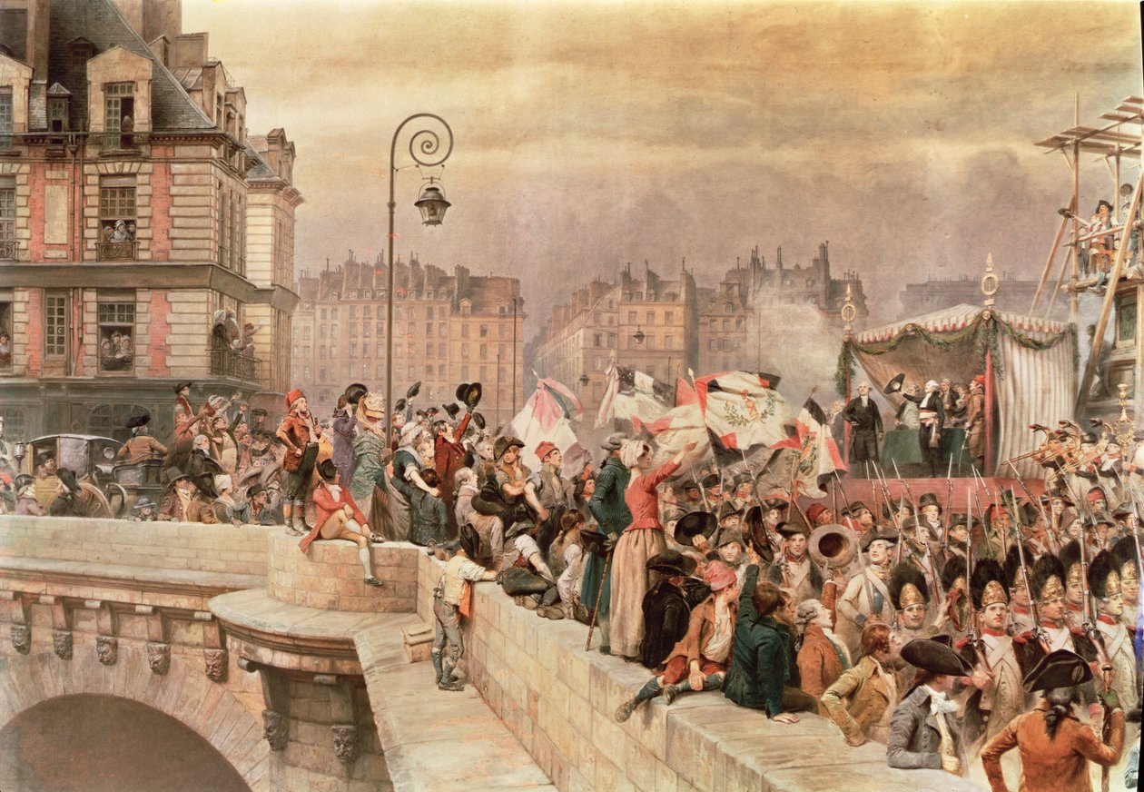 De frivilligas avgång 1792 (wc på papper 1907) av Jean Baptiste Edouard Detaille