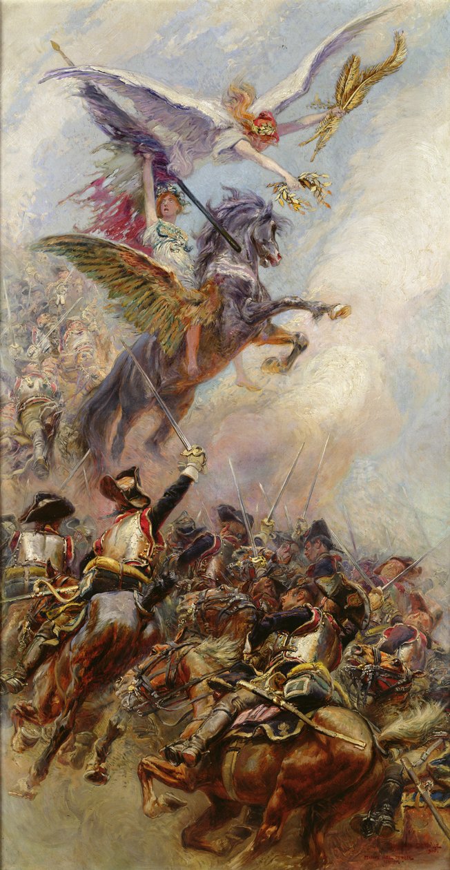 Sejr, 1905 sverige av Jean Baptiste Edouard Detaille