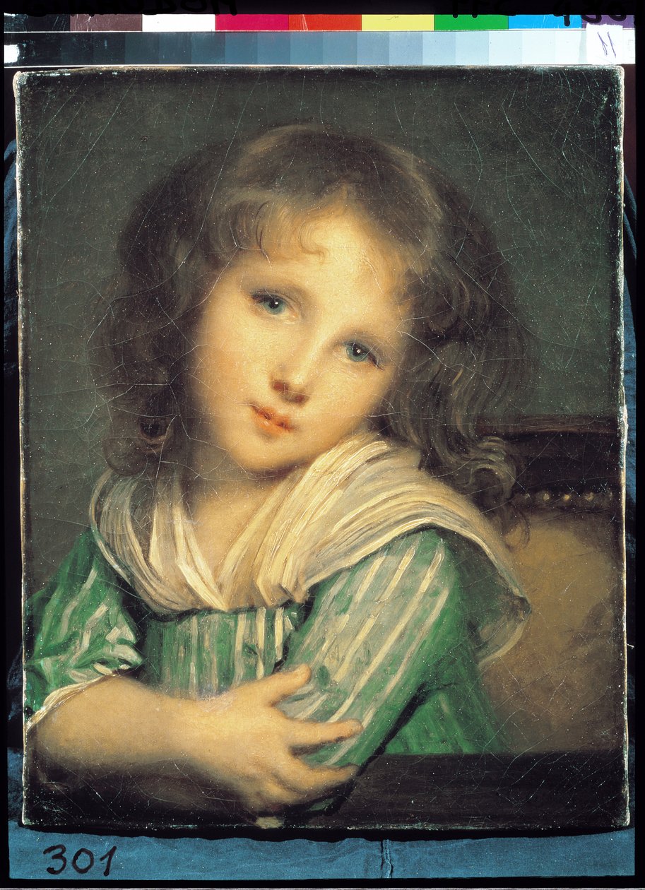 Flicka vid fönstret av Jean Baptiste Greuze