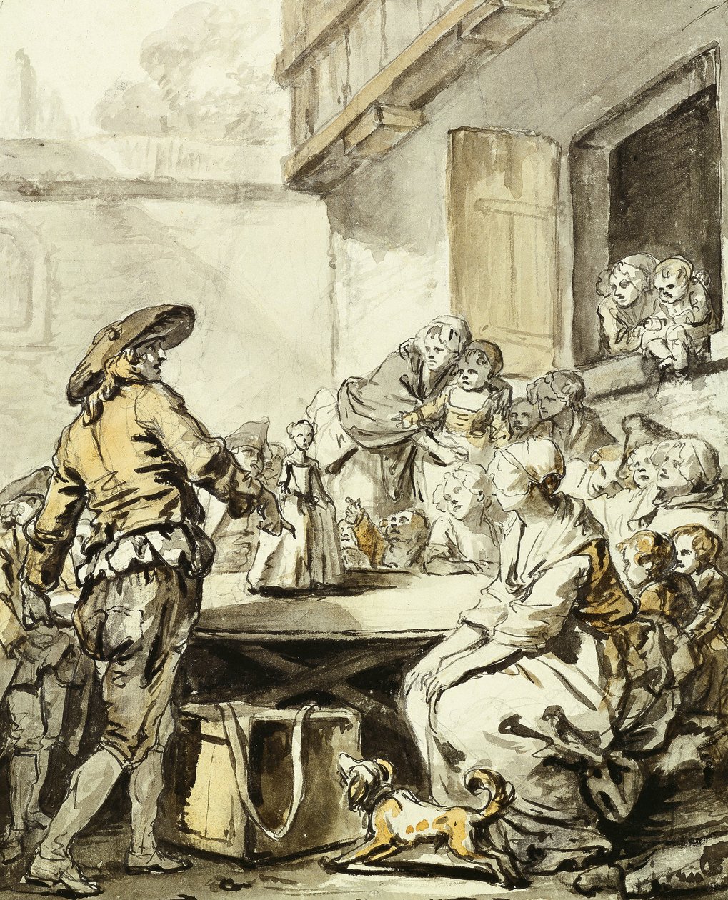 Savoyard med en dansande docka av Jean-Baptiste Greuze