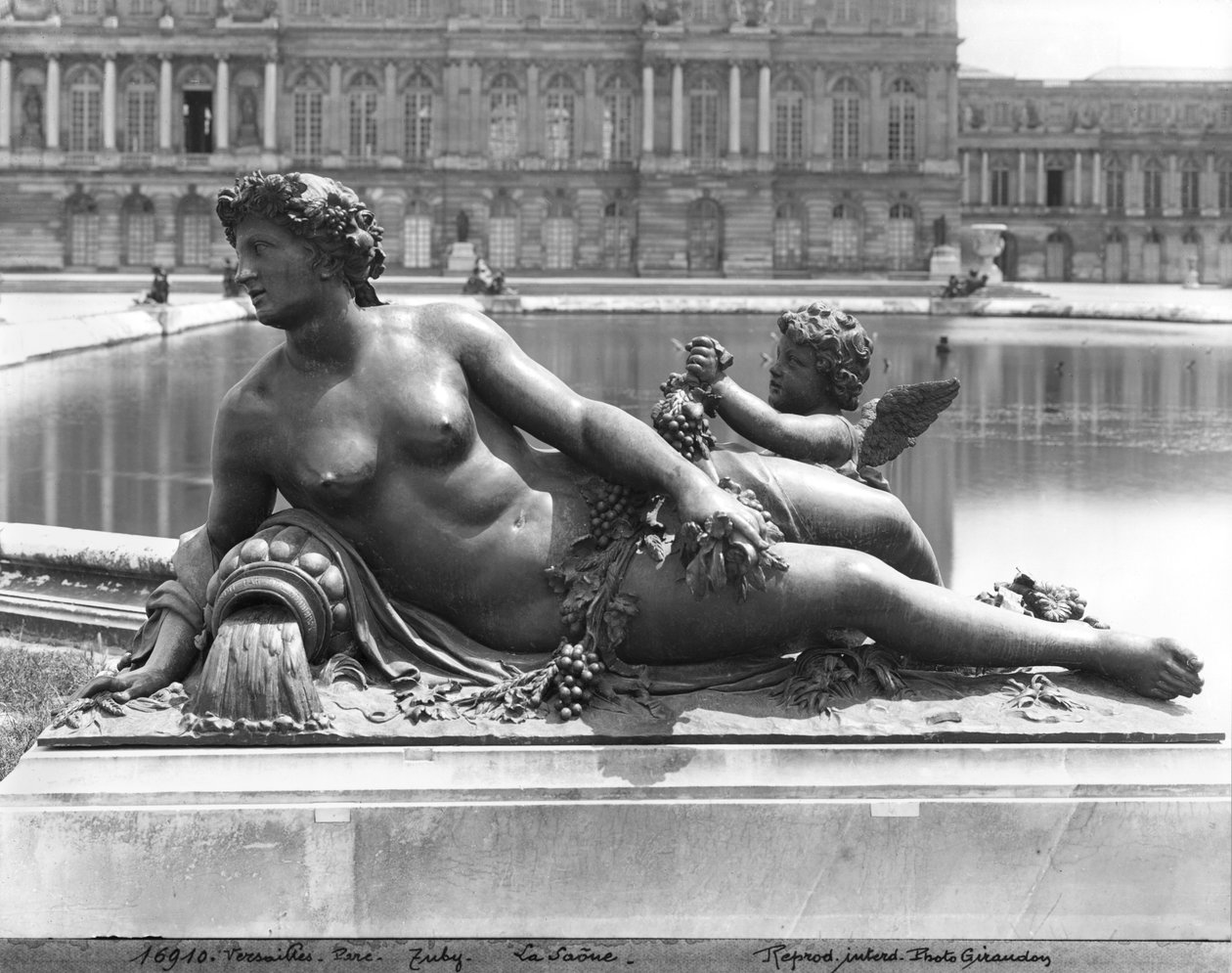 Saone-floden från Parterre d