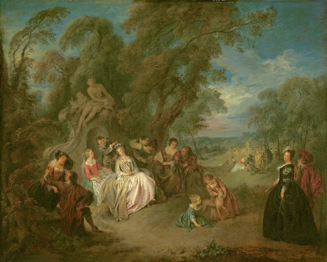 Country Party, c. 1730 av Jean Baptiste Joseph Pater