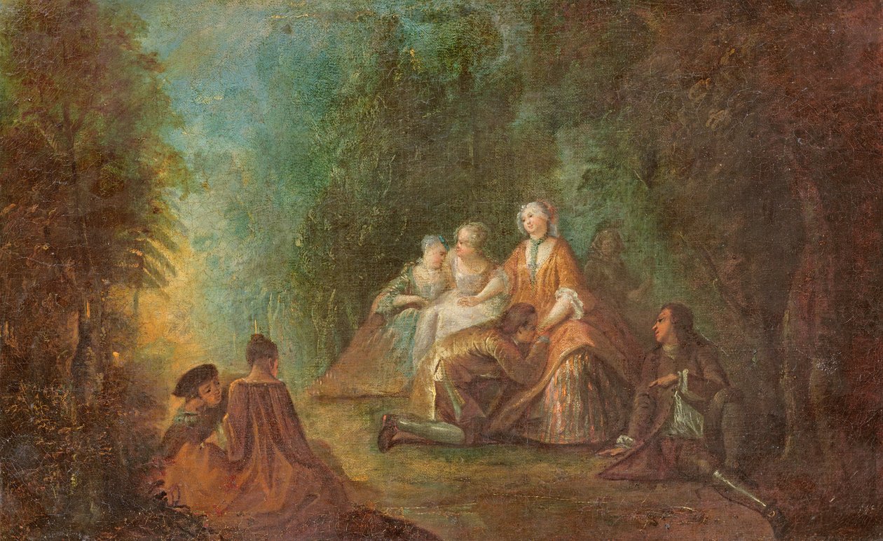 Galant återförening av Jean Baptiste Joseph Pater