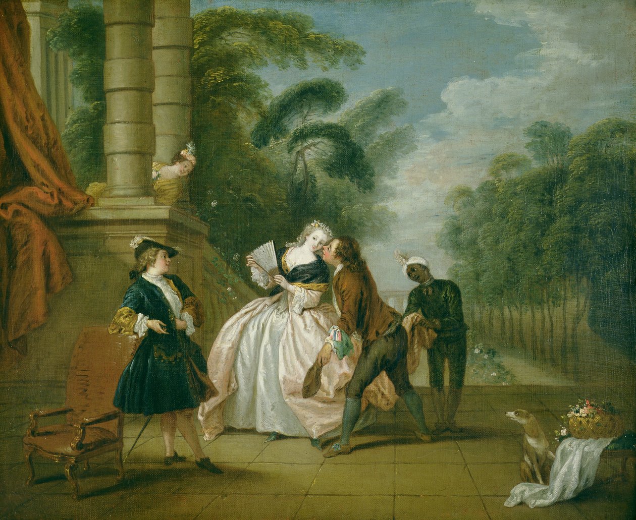 Kyssen av Jean Baptiste Joseph Pater
