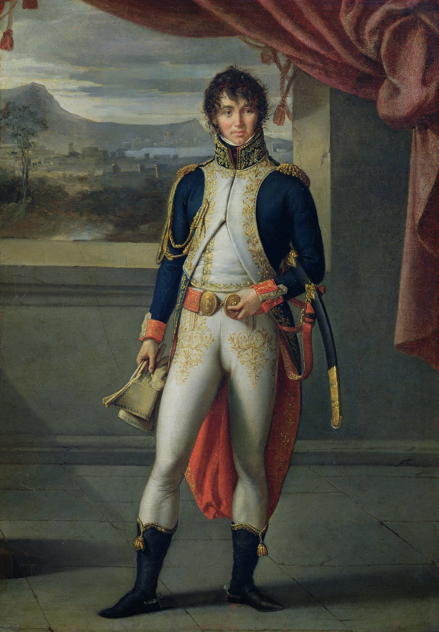 Joachim Murat (1767-1815) swed av Jean Baptiste Joseph Wicar