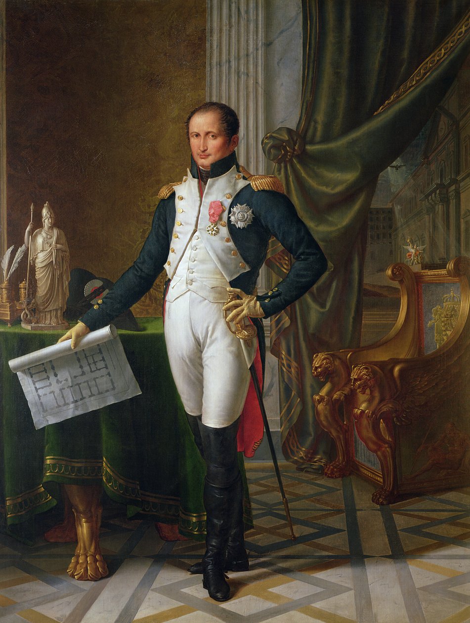 Porträtt av Joseph Bonaparte (1768-1844) kung av Spanien, 1808 av Jean Baptiste Joseph Wicar