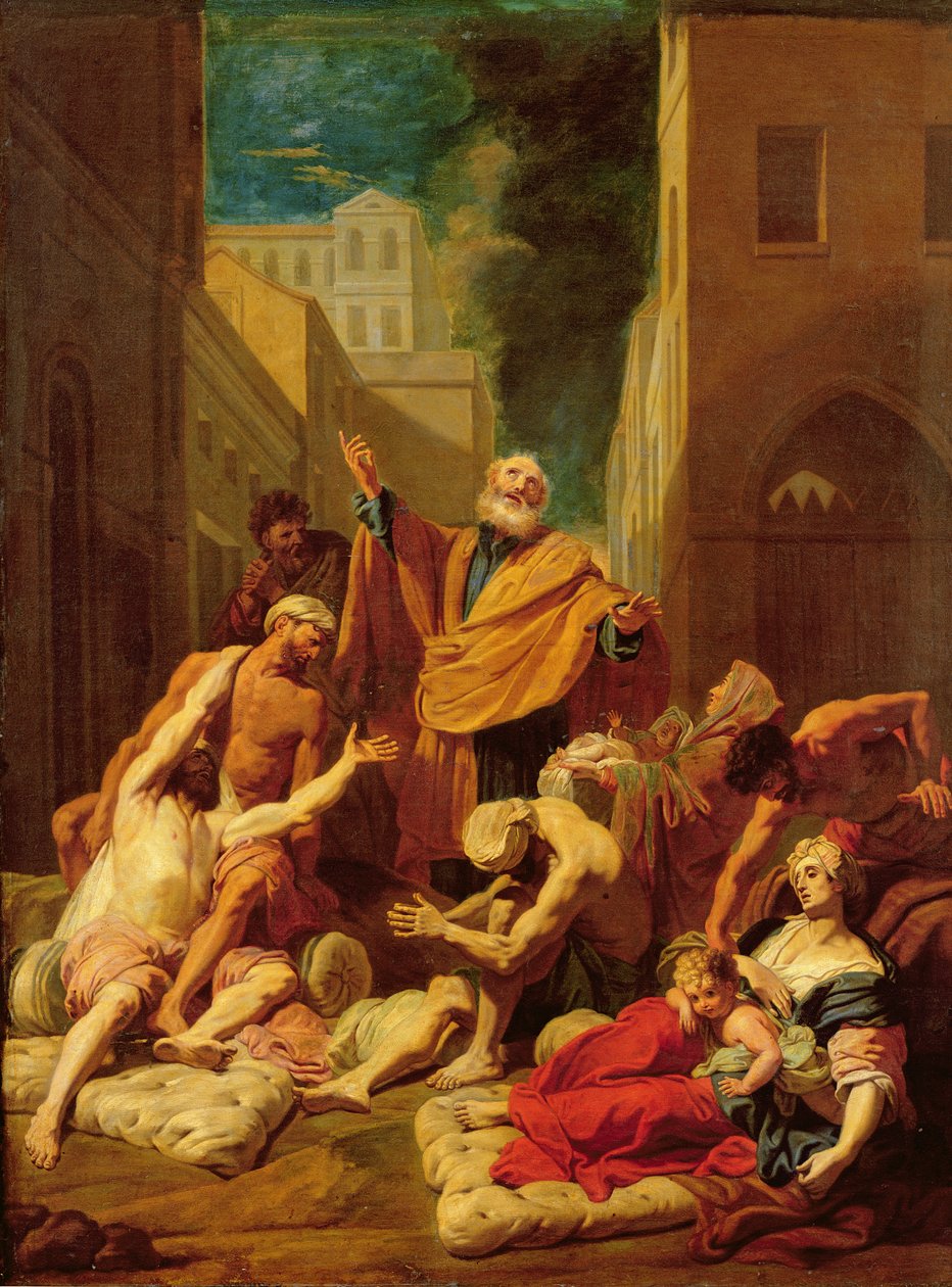 St Peter botar sjuka av Jean Baptiste Jouvenet