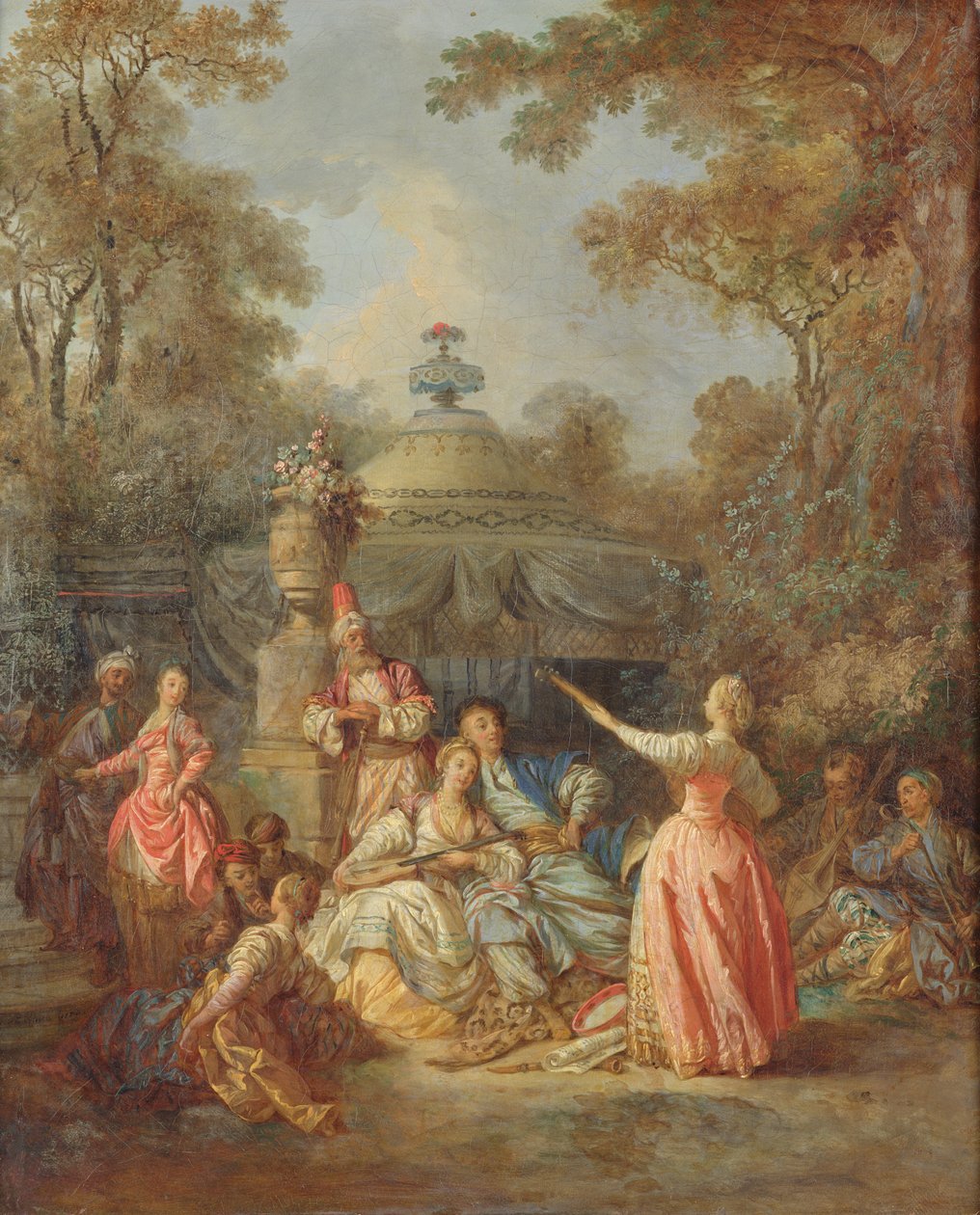 Rysk konsert, 1770 av Jean Baptiste Leprince