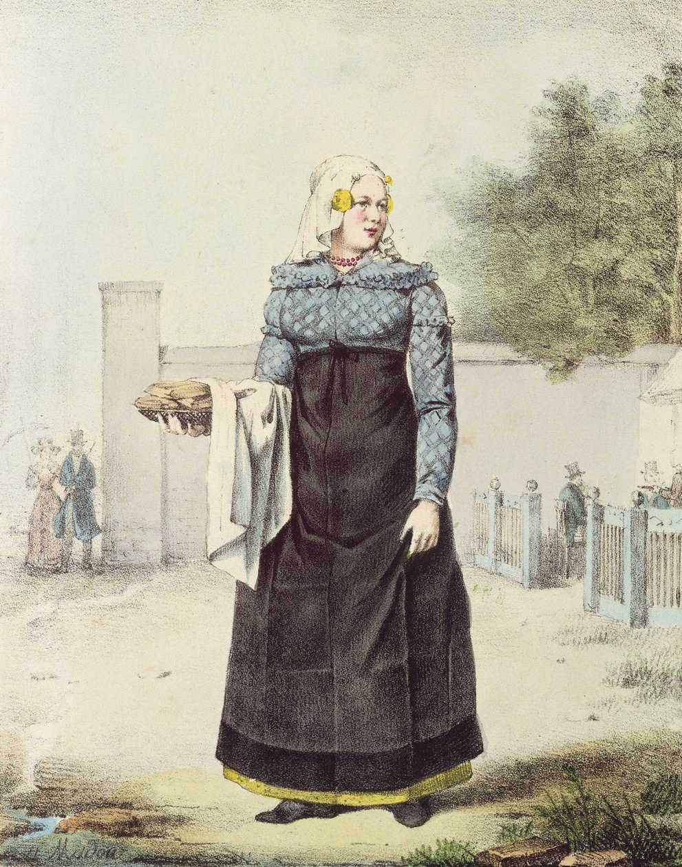 En frisisk våffelförsäljare av Jean Baptiste Madou