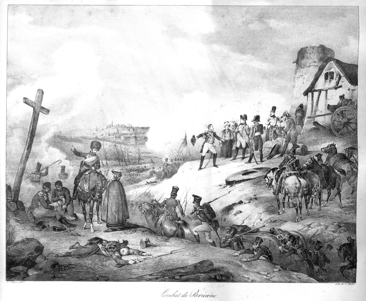 Skanning av en litografi av Jean Baptiste Madou titel av Jean-Baptiste Madou
