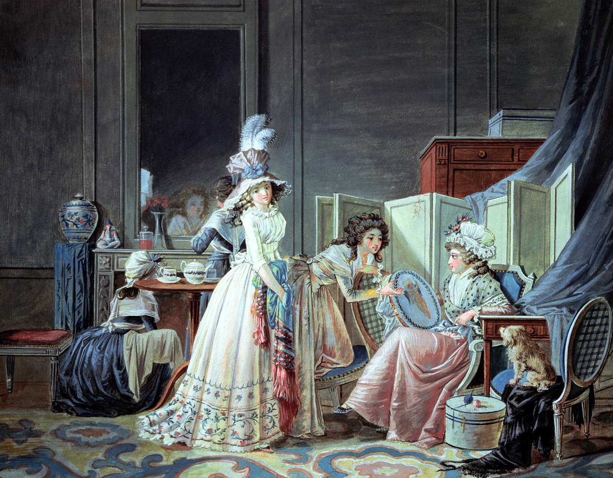Den broderade cupiden av Jean Baptiste Mallet