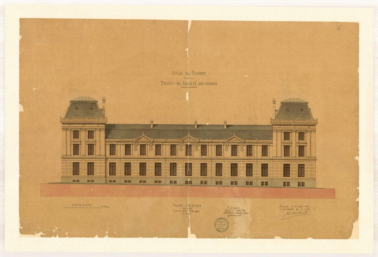 Faculté des Sciences de Rennes av Jean Baptiste Martenot