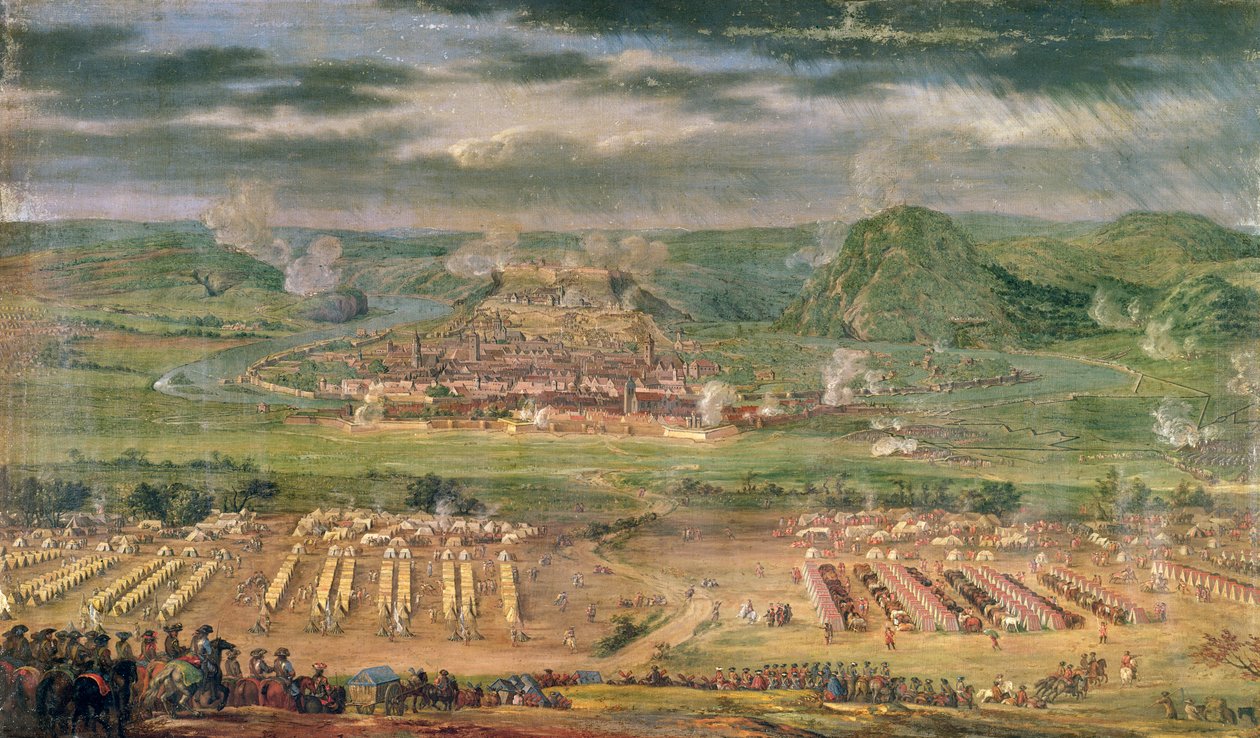 Belägringen av Besançon i maj 1674 av Jean Baptiste Martin