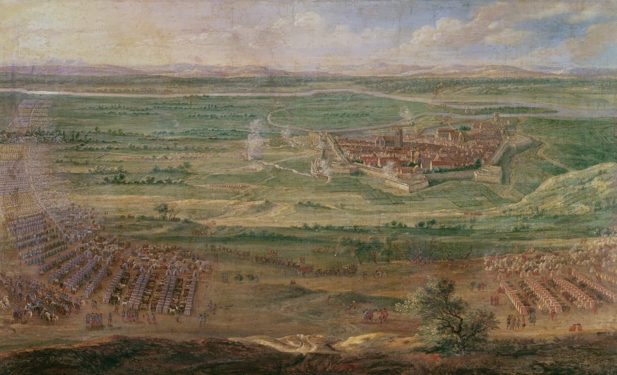 Belägringen av Dole i juni 1674 av Jean Baptiste Martin
