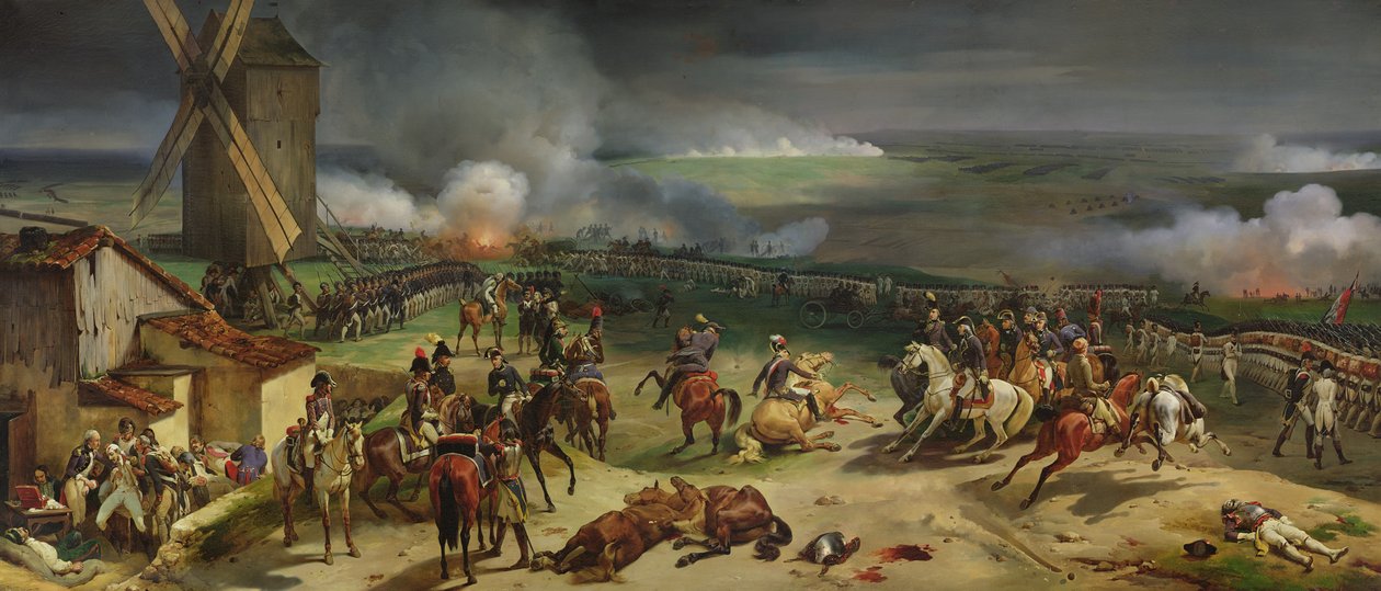 Slaget vid Valmy, 20 september 1792, 1835 av Jean Baptiste Mauzaisse
