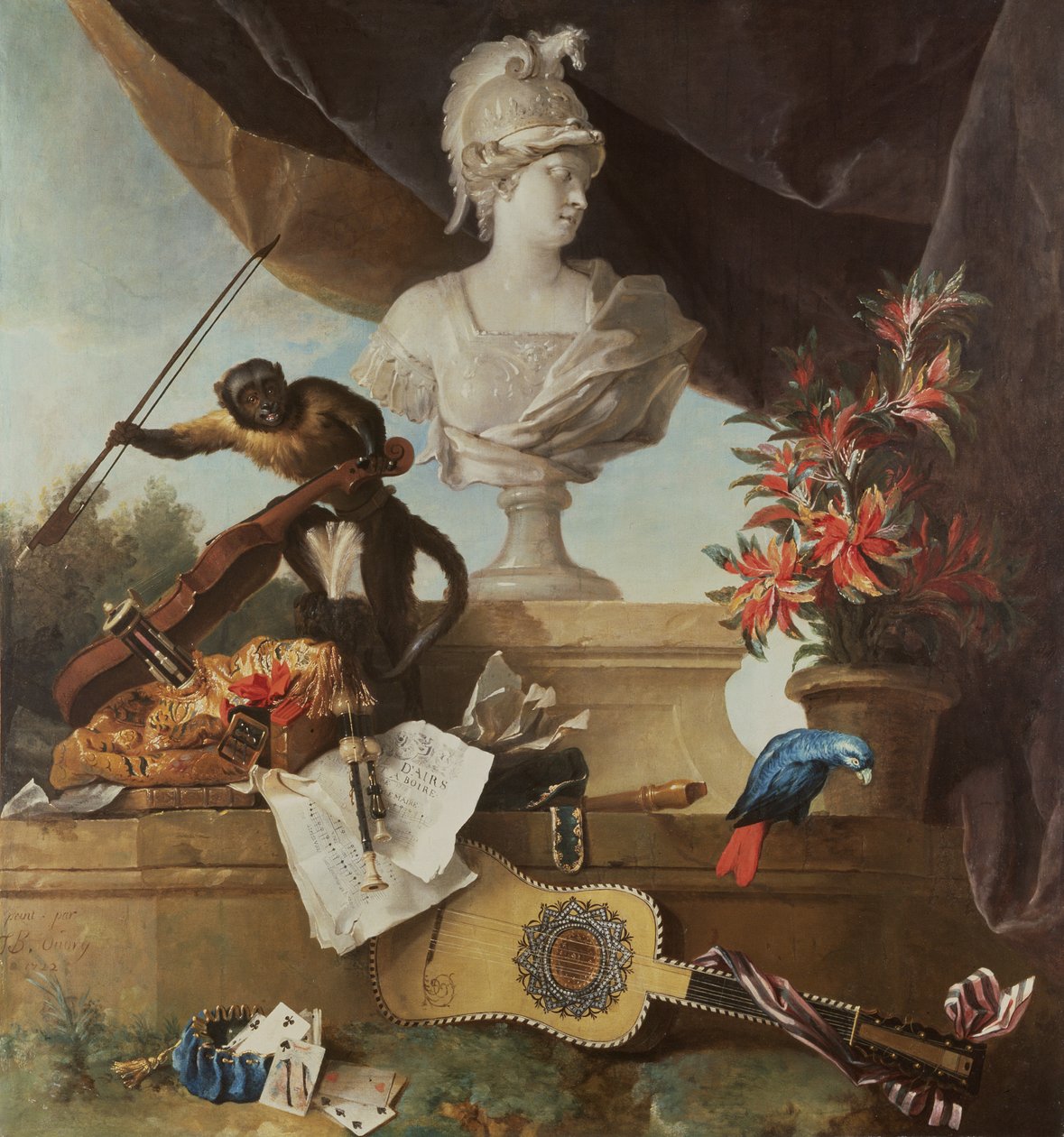 De fyra kontinenterna: Europa, 1722 (se även 115958) av Jean Baptiste Oudry