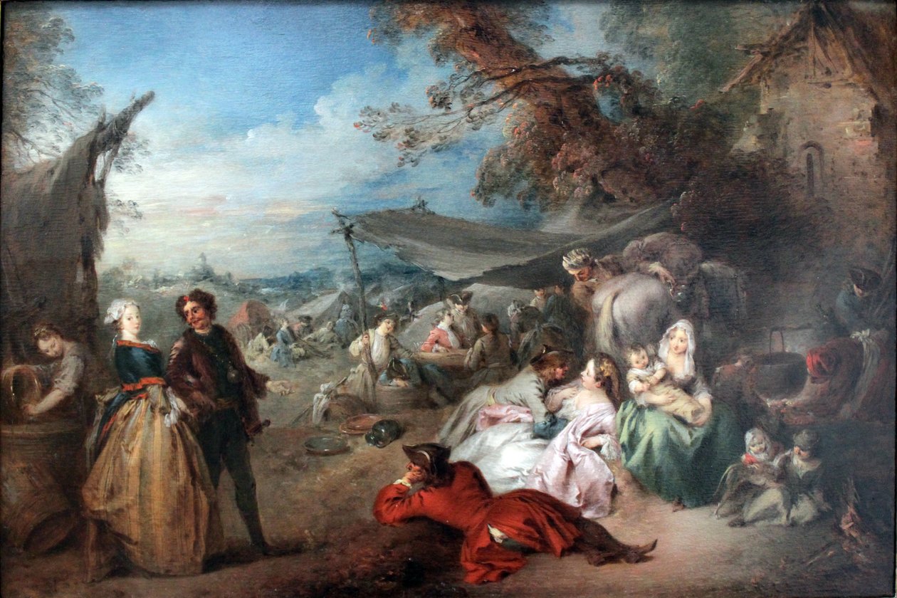 Truppen Vila (fred) av Jean Baptiste Pater