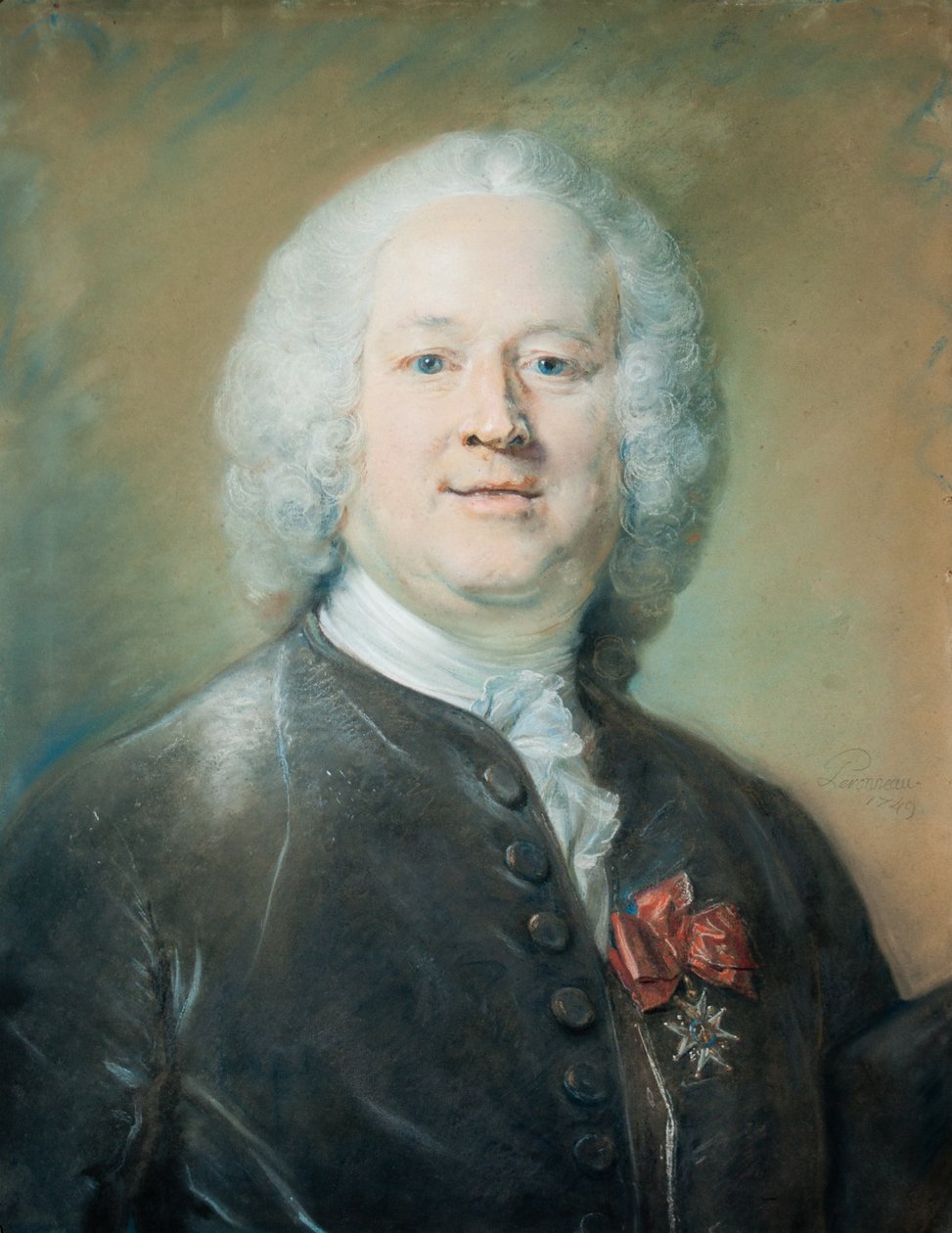 Porträtt av John Towneley, 1749 (pastell på papper) av Jean Baptiste Perronneau