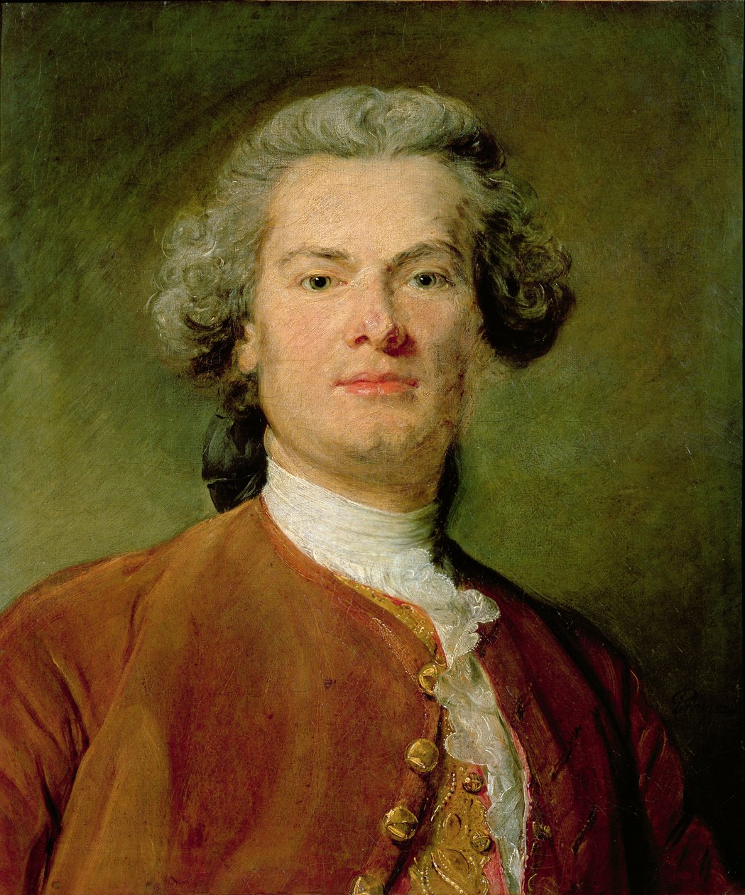 Självporträtt av Jean Baptiste Perronneau