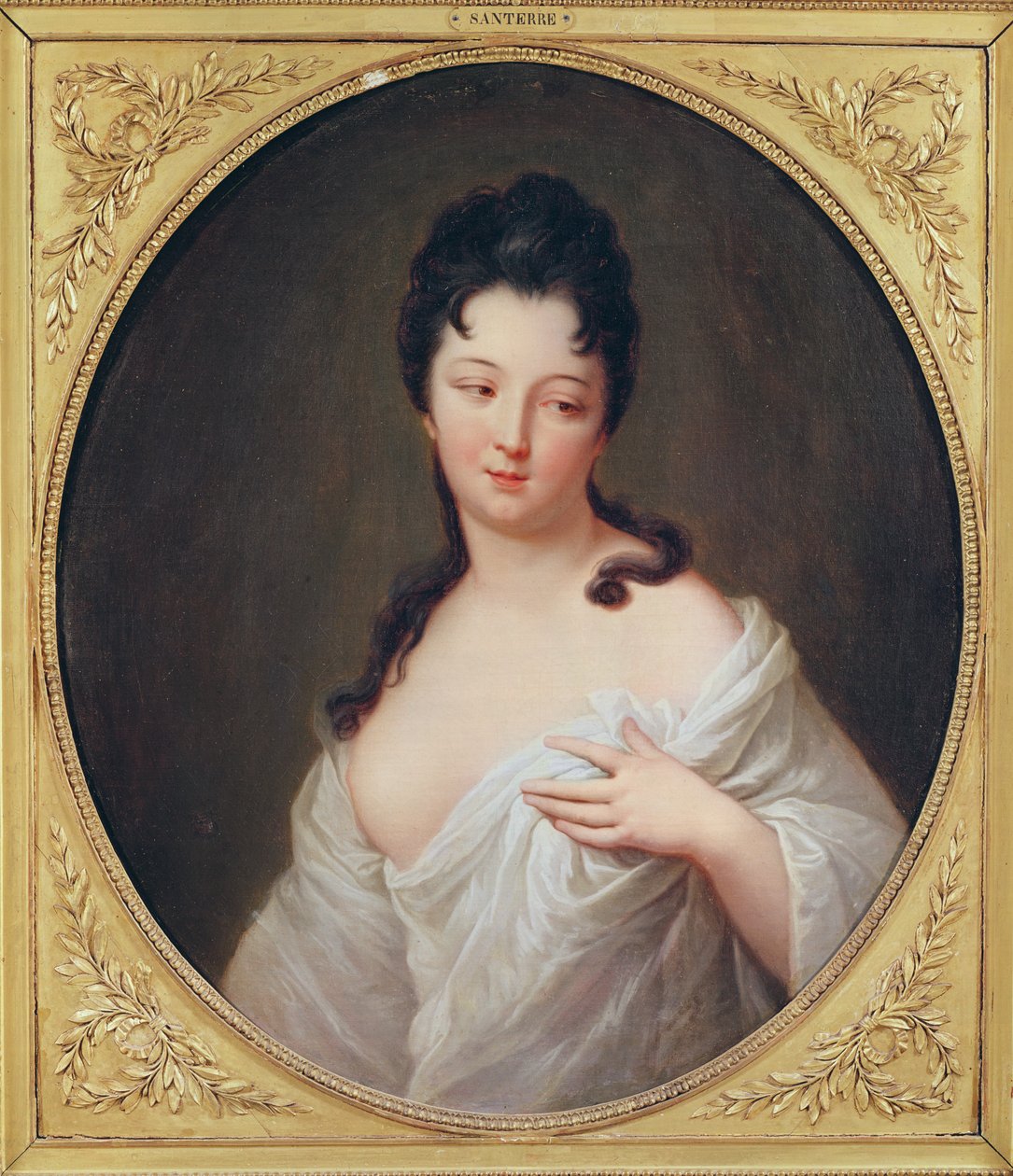 Porträtt av en kvinna av Jean Baptiste Santerre