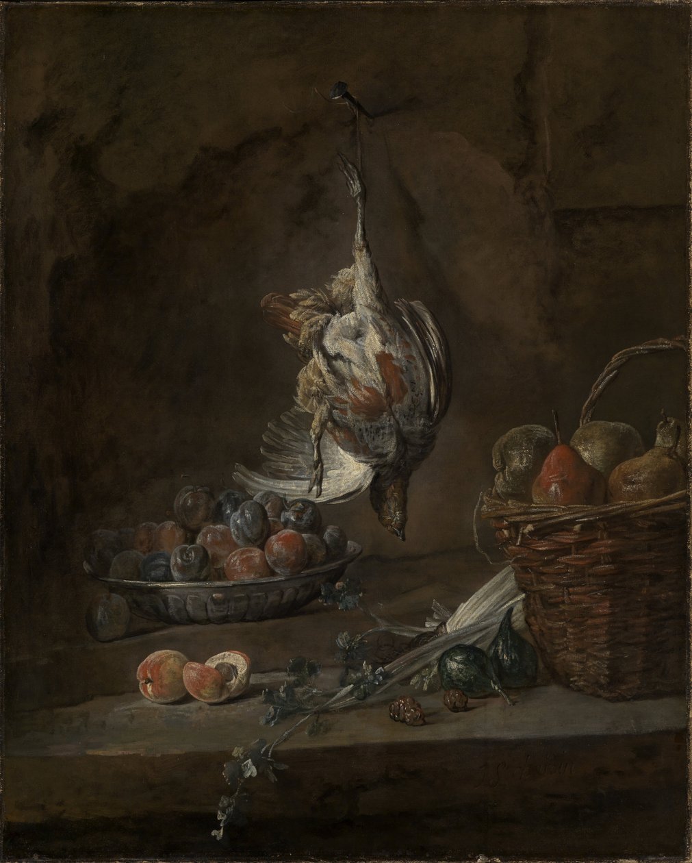 Still Life with Dead Pheasant av Jean Baptiste Simeon Chardin