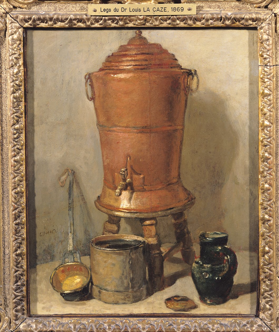 Koppardricksfontänen, c.1733-34 av Jean Baptiste Simeon Chardin