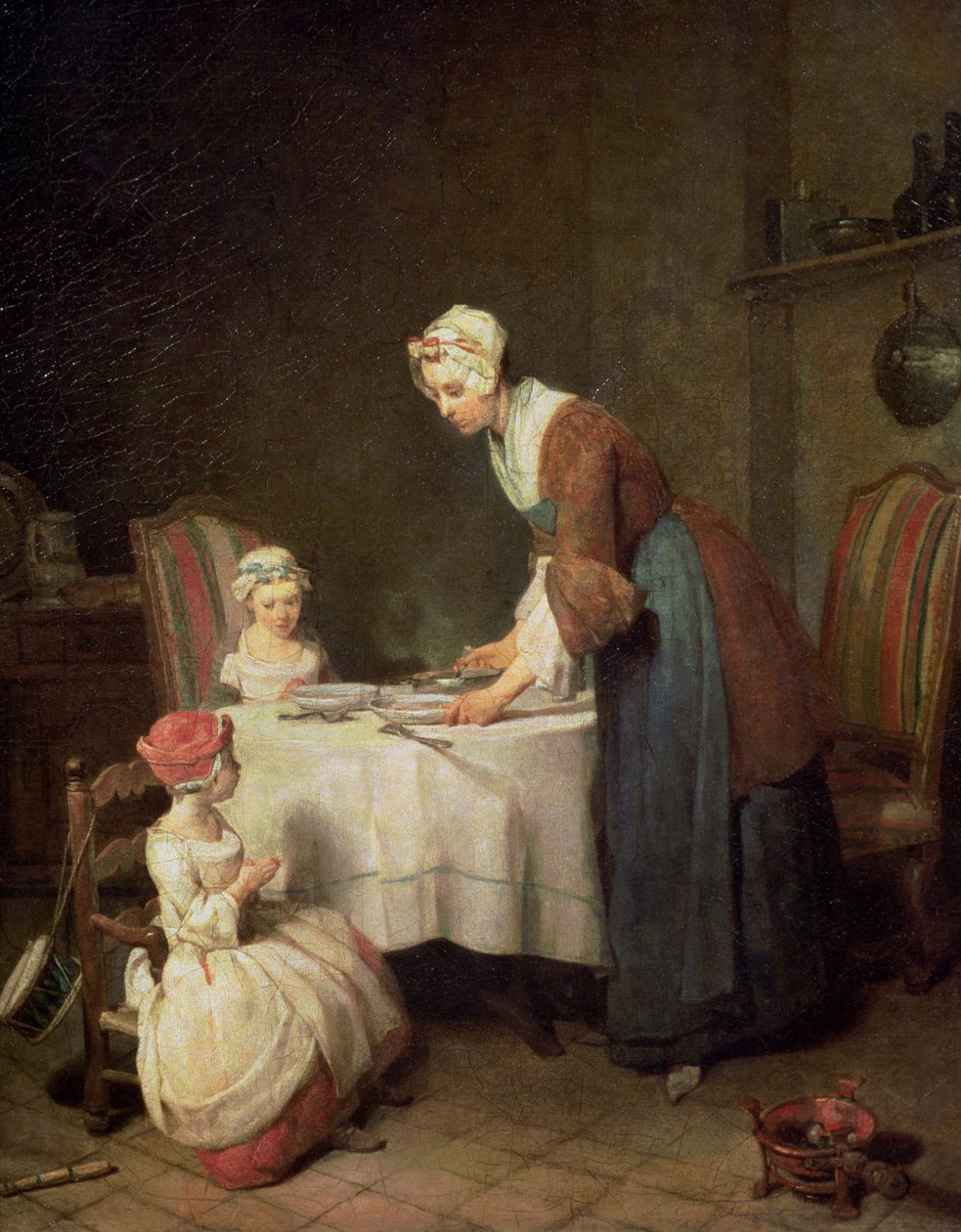 The Grace, 1740 (se även 204988) av Jean Baptiste Simeon Chardin