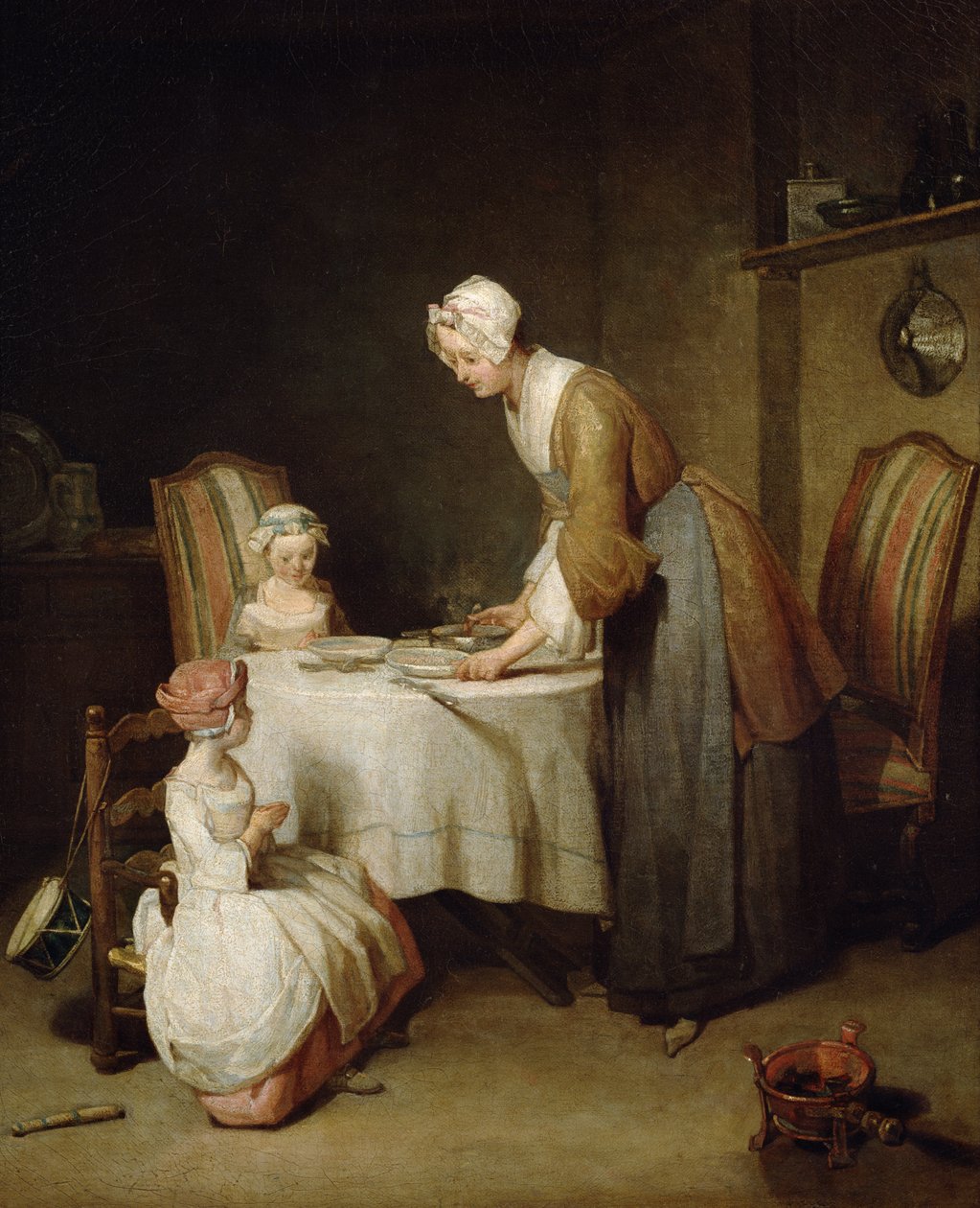 The Grace, 1740 (tagai foi 68348)swed av Jean Baptiste Simeon Chardin