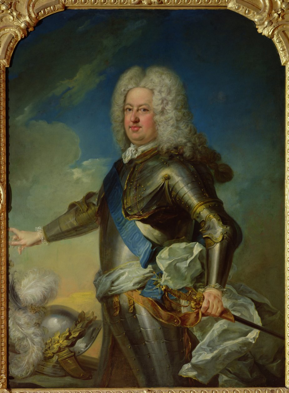 Porträtt av Stanislas Lesczinski (1677-1766), kung av Polen av Jean Baptiste van Loo